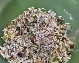 A picture of step 3 of মসলা মুড়ি (Mosla Muri in Bengali).