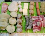A picture of step 1 of ☆Men's Meal☆035 Skewered Kushiage Made in a Mess Tin.