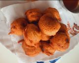 A picture of step 5 of Aloo Bonda.