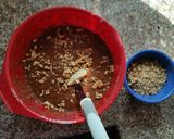 A picture of step 4 of Chocolate, Walnut Banana Bread.