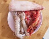 Foto del paso 1 de la receta: Paté de Pescado y Mariscos (Rape, Gamba roja y Galera)