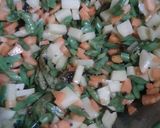 A picture of step 2 of Jhatpat poha.