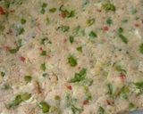 A picture of step 2 of Vegetable semolina cutlet.