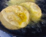 A picture of step 4 of Keema puri.