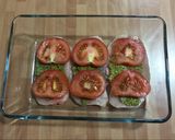 Foto del paso 4 de la receta Pollo al pesto horneado