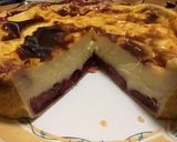 Une image de l'étape 10 de Flan pâtissier à la vanille et pêches de vigne pâte brisée vanille.