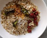 A picture of step 5 of Poha Namkeen.