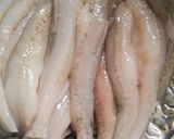 A picture of step 1 of Bombil fry.