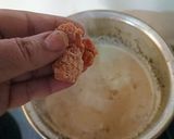 A picture of step 2 of Jaggery tea.