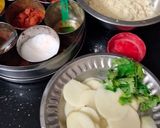 A picture of step 1 of Crispy potato pakoda.