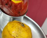 A picture of step 4 of Stuffed Mango Malai Kulfi.