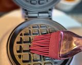 Foto del paso 2 de la receta: Waffles de avena, plátano y arándanos