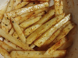 Merluza rebozada con papas fritas 2 versiones todo al horno