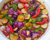 Hình bước làm 5 của món Cà pháo ngâm mắm nêm