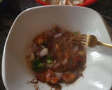 A picture of step 3 of MJ's bread casserole.