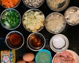 รูปขั้นตอนการทำที่ 2 ของ เต้าหู้ไข่ราดซอสขิงหมูสับน้ำมันงา