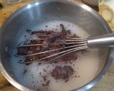 Une image de l'étape 2 de Crème dessert chocolat au lait de coco.