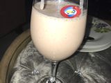 Strawberry and banana milkshake