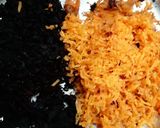 A picture of step 1 of Healthy Beetroot fried rice.