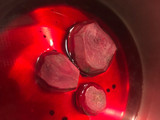 Crema de remolacha y jengibre