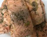 Foto del paso 4 de la receta: 120. Lomos de salmón con salsa de menta y champiñones (principal pescado)