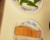 A picture of step 1 of Simple Salmon steak.