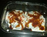 A picture of step 2 of Sabudana ke dahi vade.