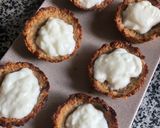Hình bước làm 4 của món Eatclean/ Tart Yến Mạch, Sữa Chua và Xoài