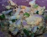 A picture of step 3 of Daal ke pakorhay.