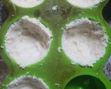 Foto del paso 2 de la receta: Baldecitos de coco rellenos de chocolate🍫