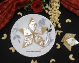 A picture of step 5 of Kaju Katli.
