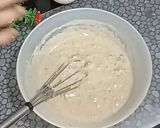 A picture of step 2 of Pearl millet pakoda/fritters.
