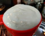 A picture of step 1 of Bhapa dahi.