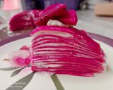 Foto langkah ke 5 dari resep Mille crepe buah Naga.