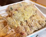 A picture of step 5 of Crispy Skewered Katsu with Rice Flour Batter.
