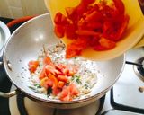 A picture of step 3 of Gathiya ki sabji 😋 Kathiyawadi Gathiya Nu shaak 🍅 🍅.