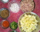 A picture of step 1 of Potli samosa.
