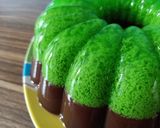 Foto langkah ke 7 dari resep Puding Pandan Lumut Tiramisu.