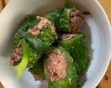 Hình bước làm 2 của món Mướp đắng nhồi thịt