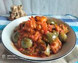 Foto langkah ke 3 dari resep Balado Terong Bulat dan Udang.
