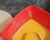 A picture of step 3 of Malpora with Malai rabri.