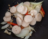 Foto langkah ke 1 dari resep Tumis Sawi Sosis.