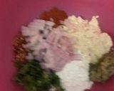 A picture of step 3 of Potatoes pancakes with chicken.