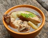 Foto langkah ke 3 dari resep Chicken Garlic Soup Ala Taiwan.