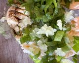 Töltött-rántott gomba fejek recept fázis 1 fotója