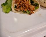 A picture of step 6 of Beef and Chicken Shawarma Wraps.