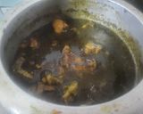 A picture of step 10 of Black chicken masala.