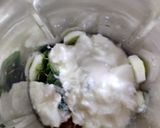 A picture of step 1 of Cool cucumber chaas.