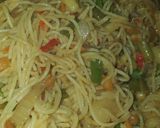 A picture of step 5 of Fryed spaghetti.