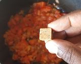A picture of step 3 of Managu in coconut milk.